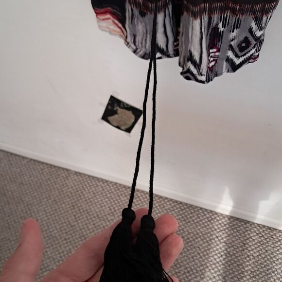 *Final Price* Xhilaration romper women's medium M colorful abstract hippie boho - Picture 3 of 11